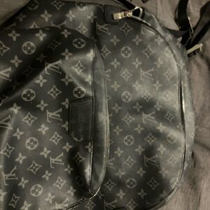 Louis Vuitton Black Monogram Men's Backpack